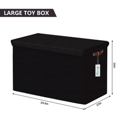 Bagnizer large toy storage box folded saves space when not in use.