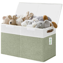 Bagnizer large toy storage box front view shows spacious 83L capacity for clutter-free playtime