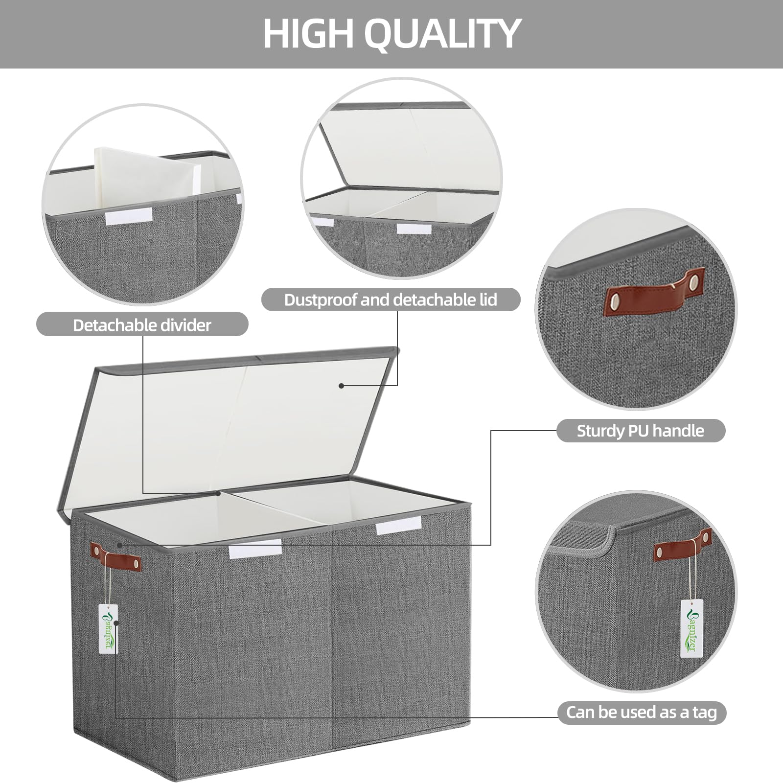 Bagnizer collapsible design demonstrates space-saving convenience when not in use.