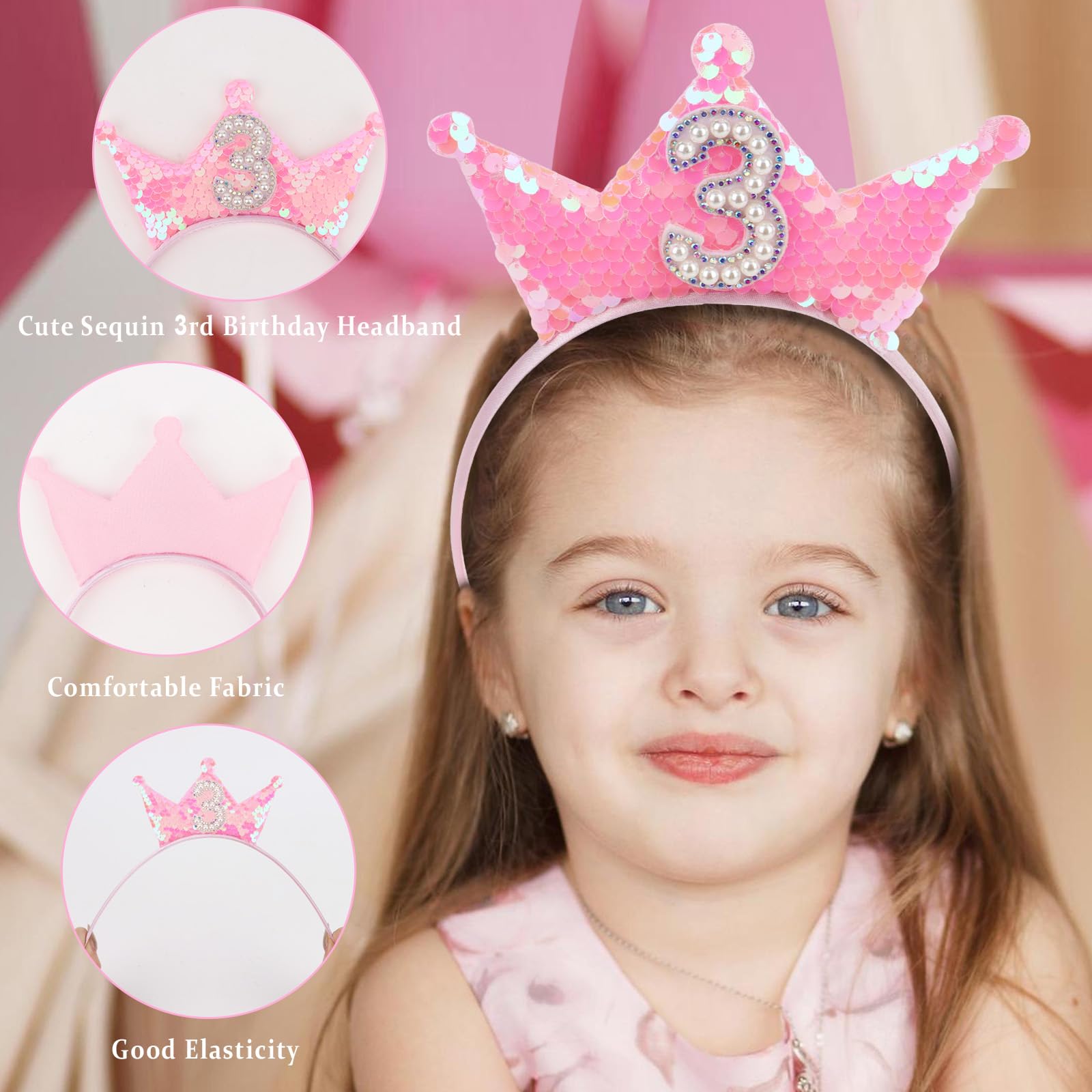 BAHABY birthday party photo prop brightening party moments