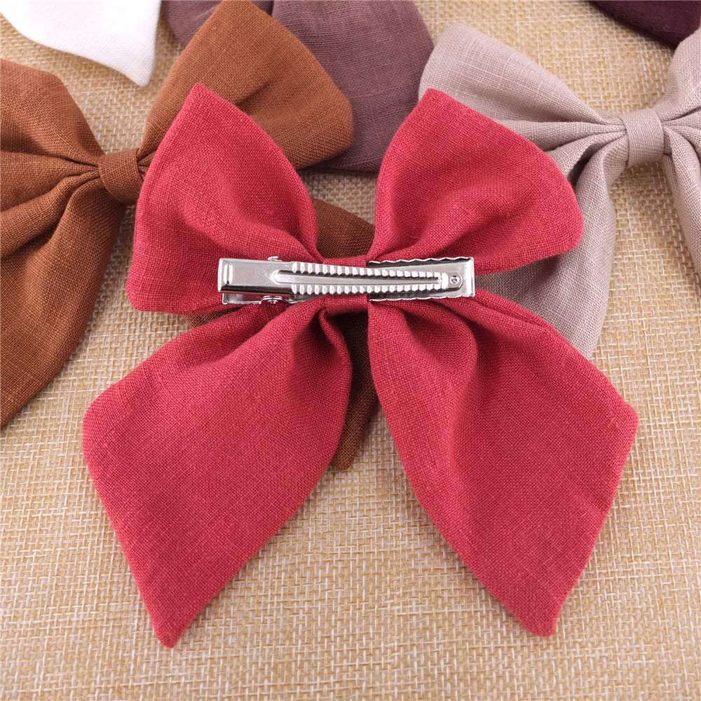 Bailey Original Linen Bow Clip spring moss fresh color for outdoors