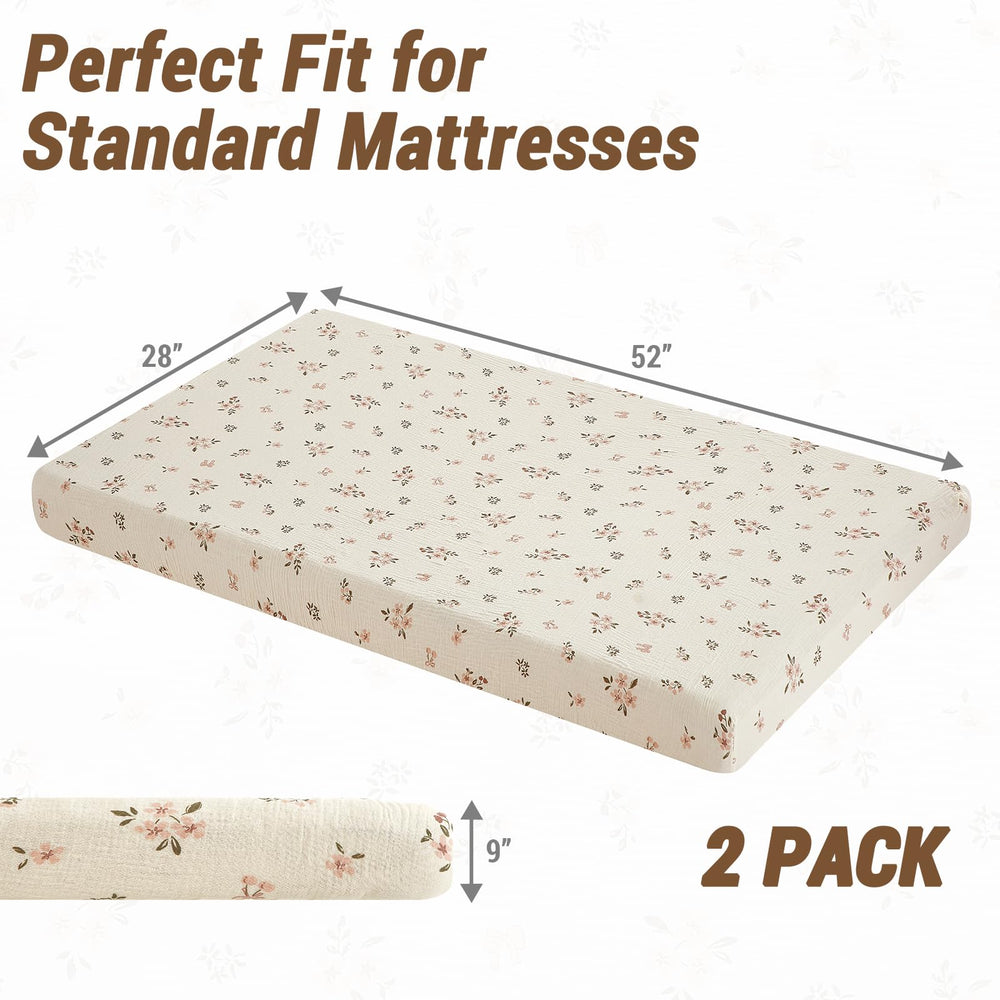 Bailix gift-ready box with two crib sheets
