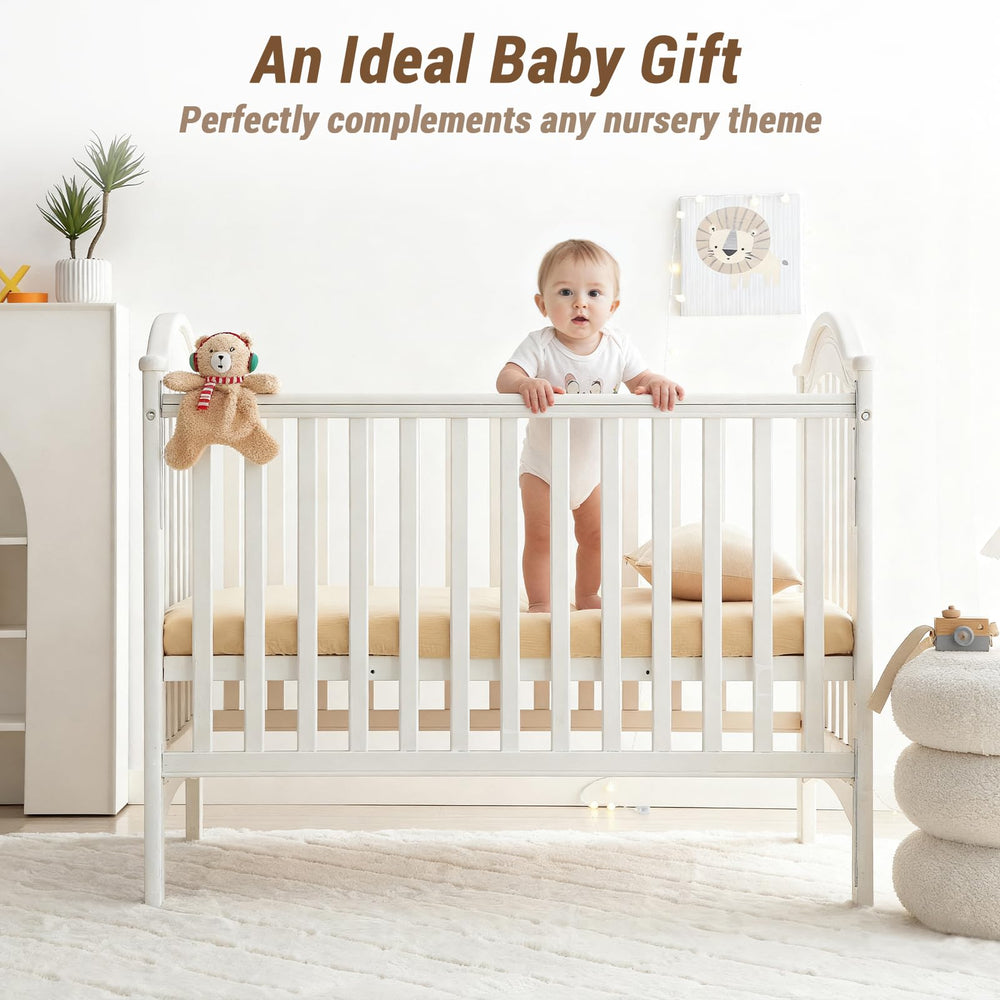 Bailix hypoallergenic baby sheet provides skin-friendly comfort and breathability.