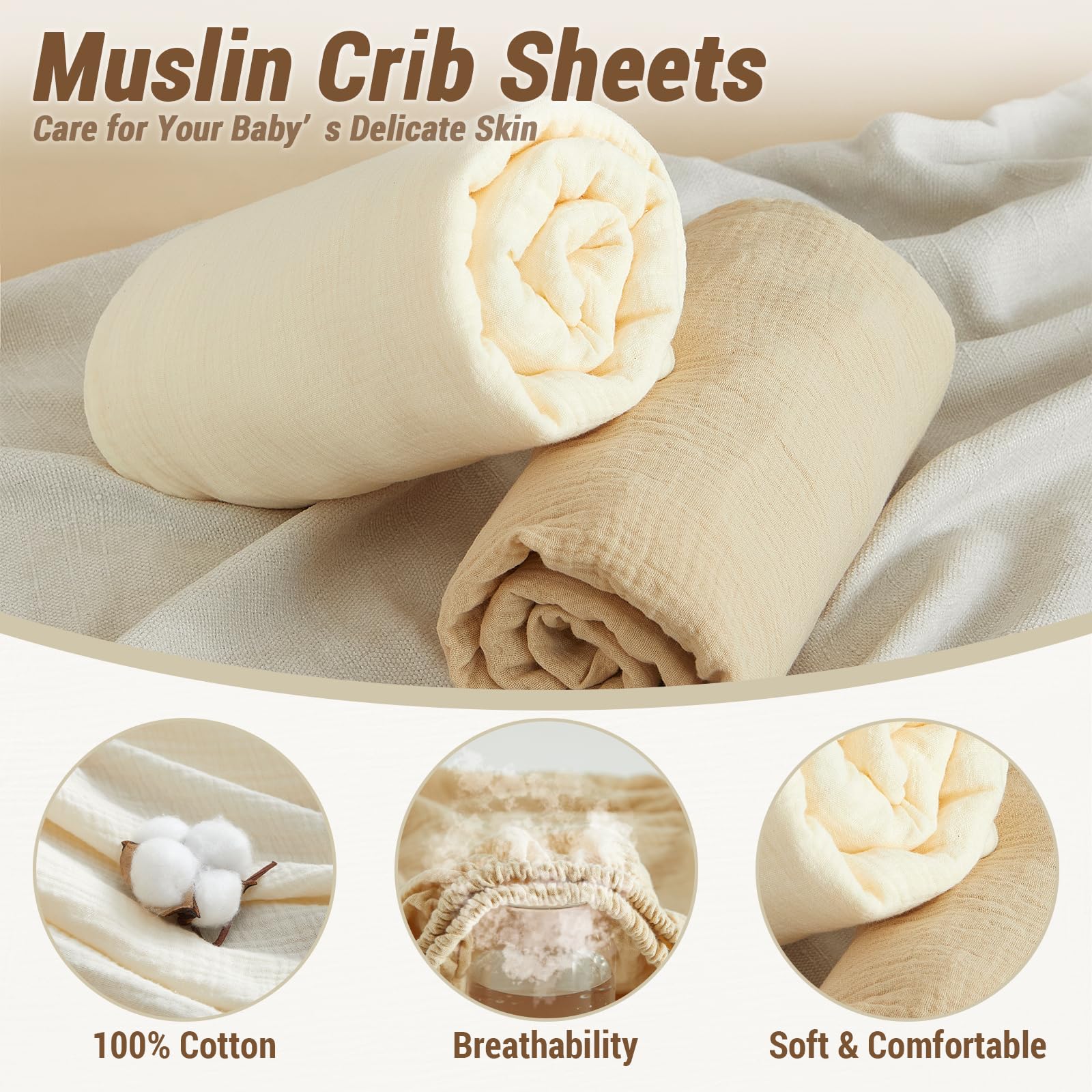 Bailix muslin fabric softening after wash demonstrates baby's comfort with every cycle.