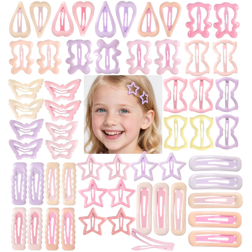 BAISEN hair clips stars for girls add playful sparkle for daily outfits
