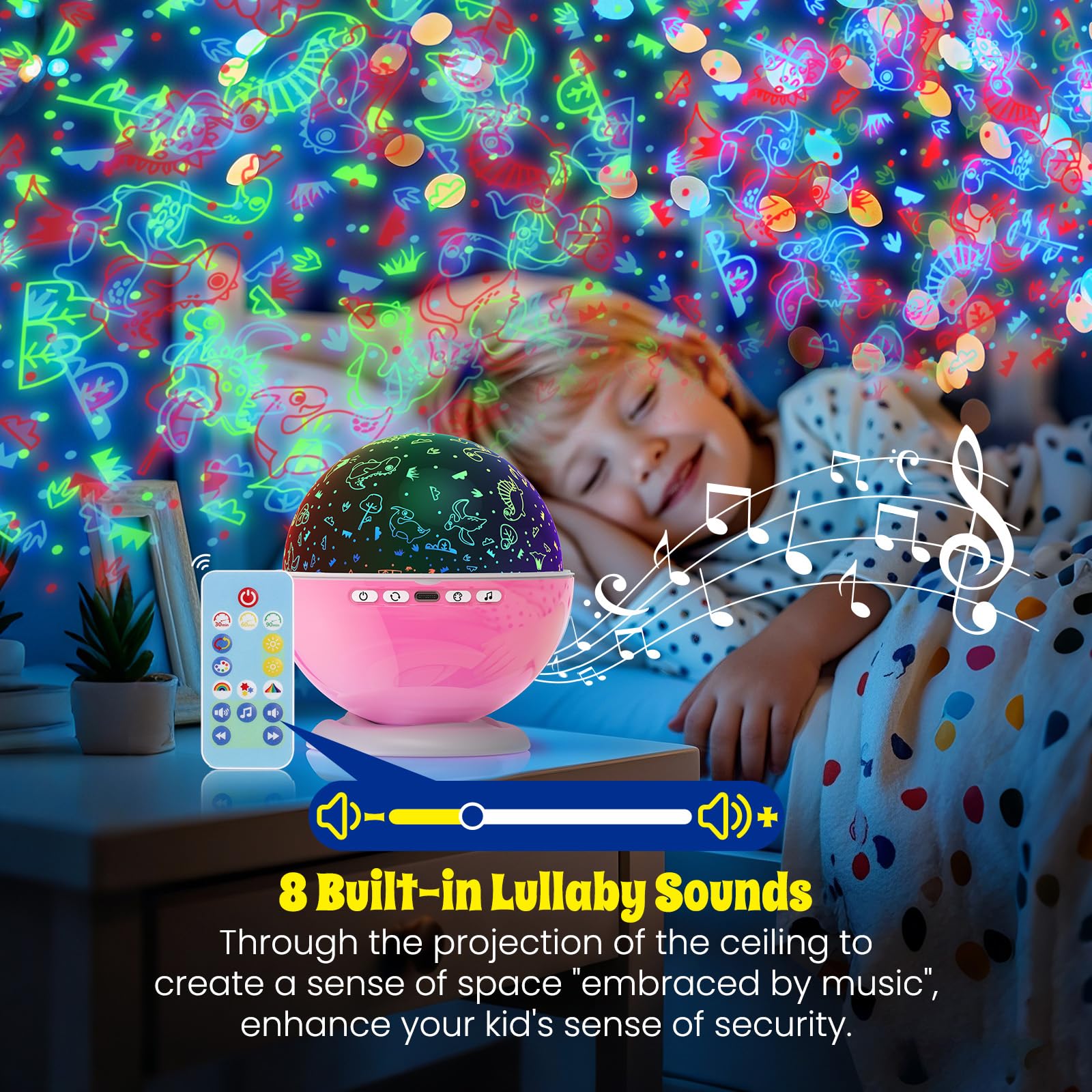 BAISIQILB Kids Star Night Light color-changing LEDs offering mood options