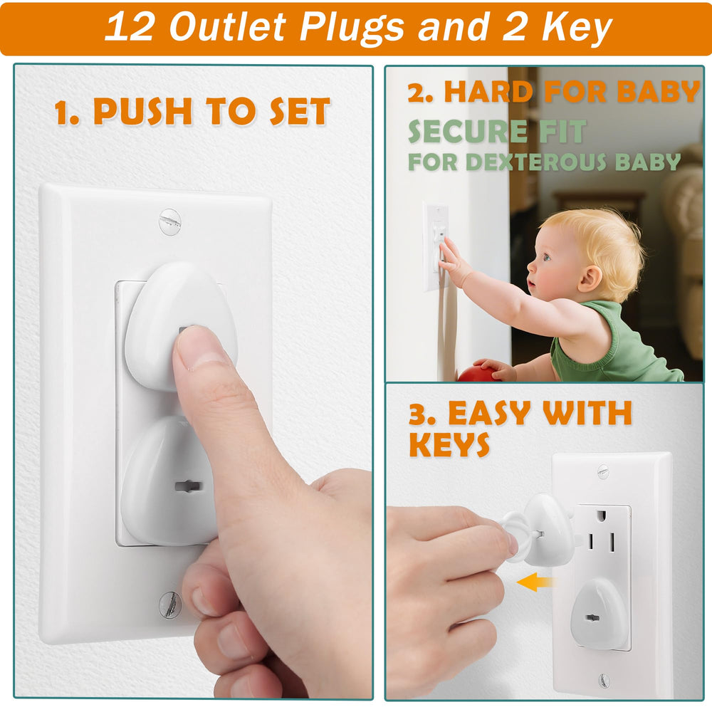 Baitiny Baby Proof Kit adhesive tape demonstrates strong mounting on diverse surfaces.