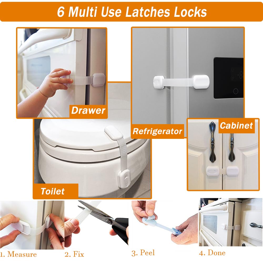 Baitiny Baby Proof Kit outlet covers setup reduces electrical hazards while babies explore.