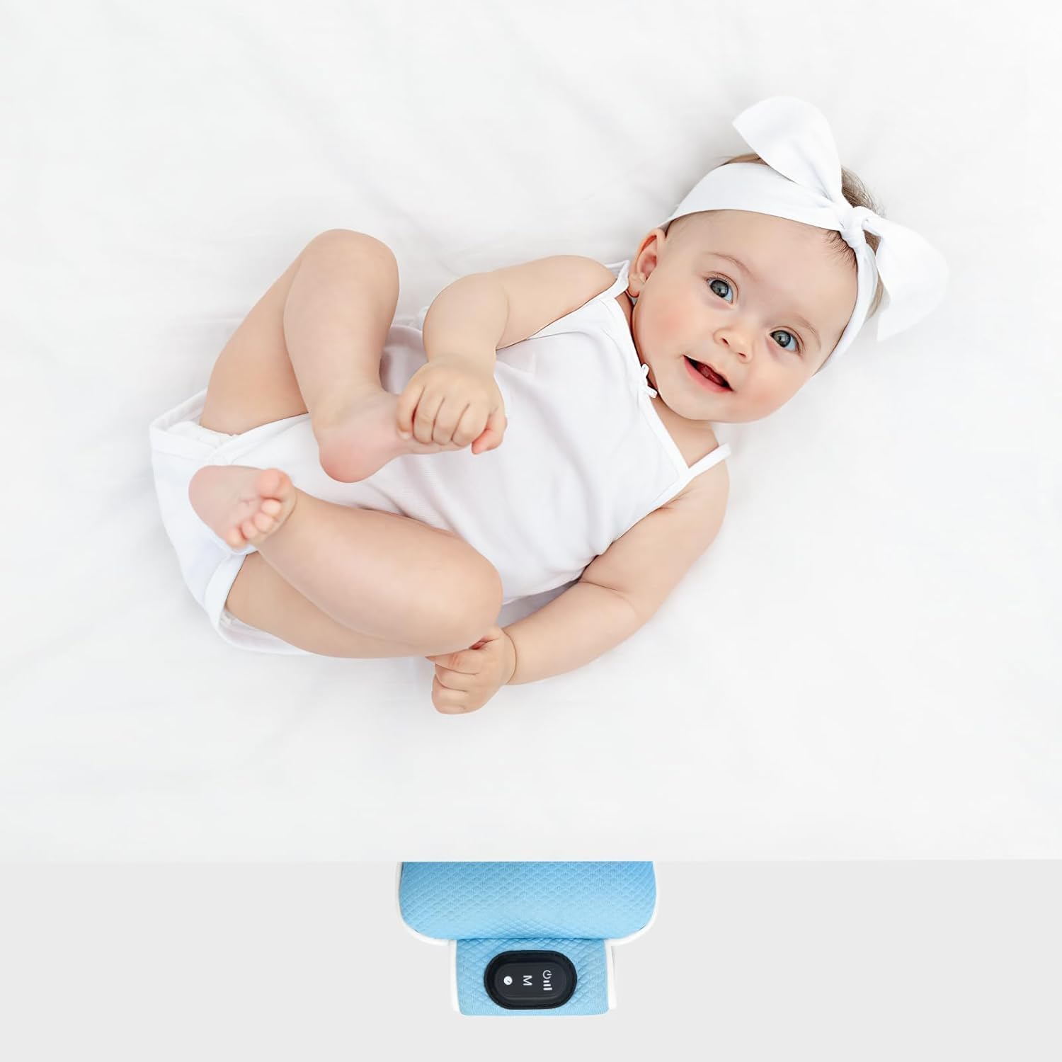 Bakeling Baby Vibrating Soother travel-ready for on-the-go sleep support.