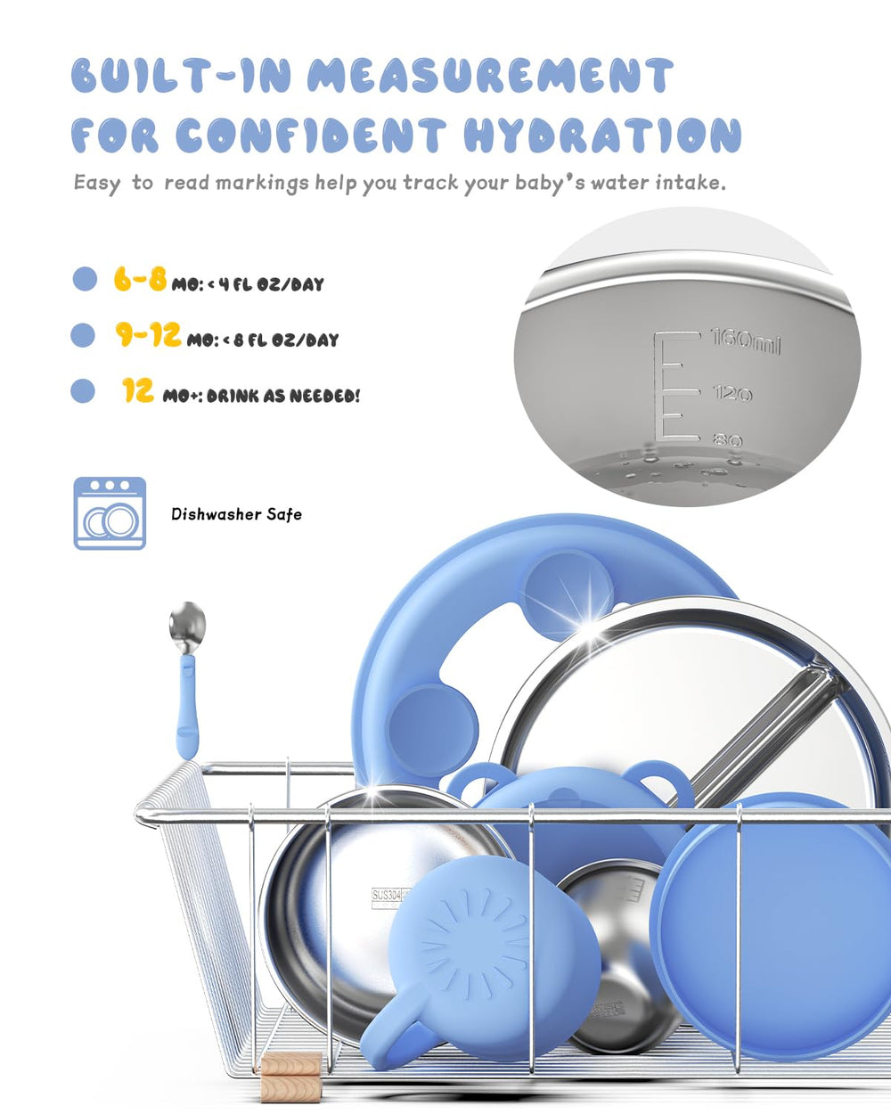 Bakpoco 2-IN-1 open cups show 3 ways to drink for versatile use.