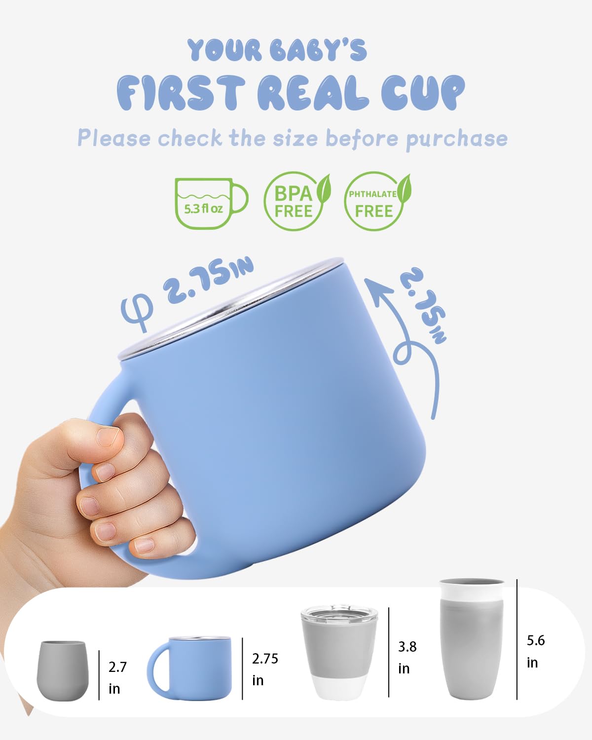 Bakpoco 2-IN-1 gray silicone-shell close-up shows soft grip for gentle feeding.