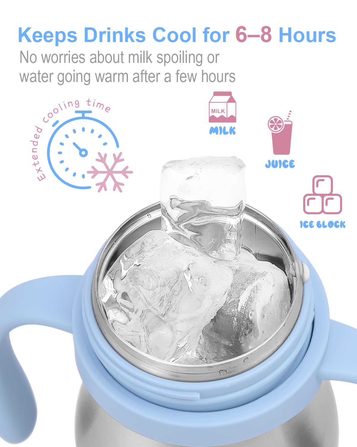 Bakpoco double-handles improve grip for little hands during sips