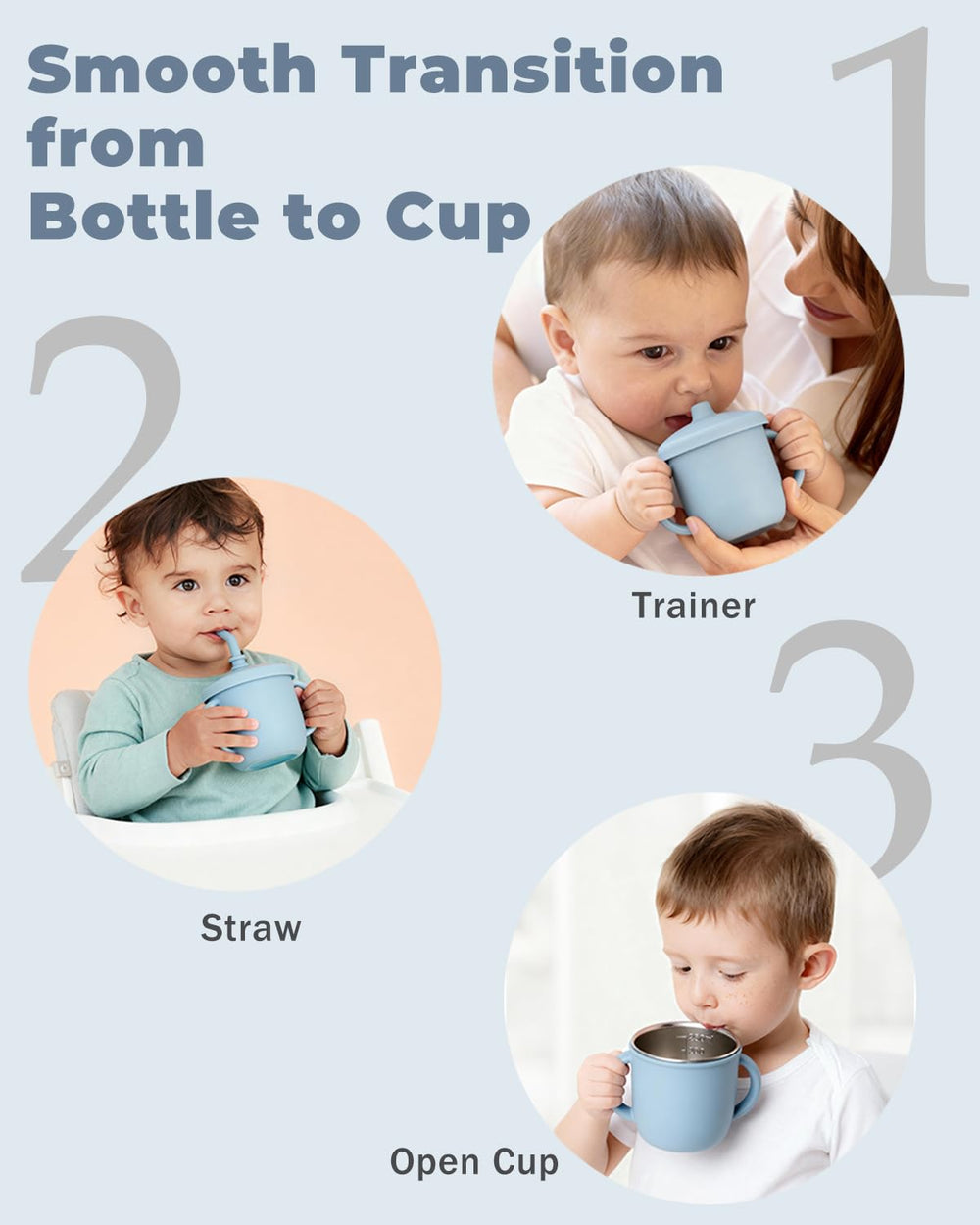 Bakpoco durable toddler cup designed to last through early learning stages.