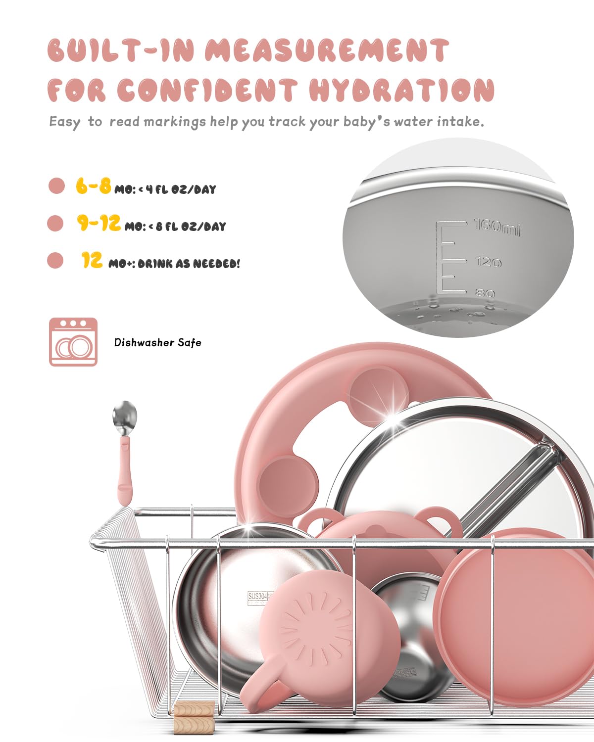 Bakpoco 5.3 fl oz size supports beginner sipping and long-term use.