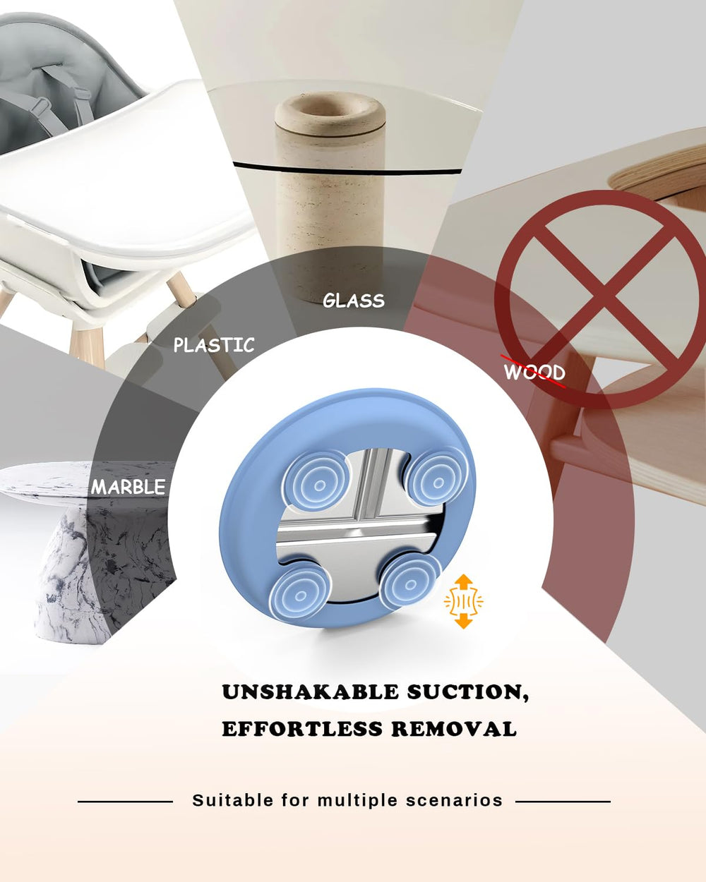 Bakpoco non-toxic materials ensure a safe-dining experience for little ones.