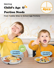 Bakpoco stainless-steel-plate-304-grade durable and toxin-free for families