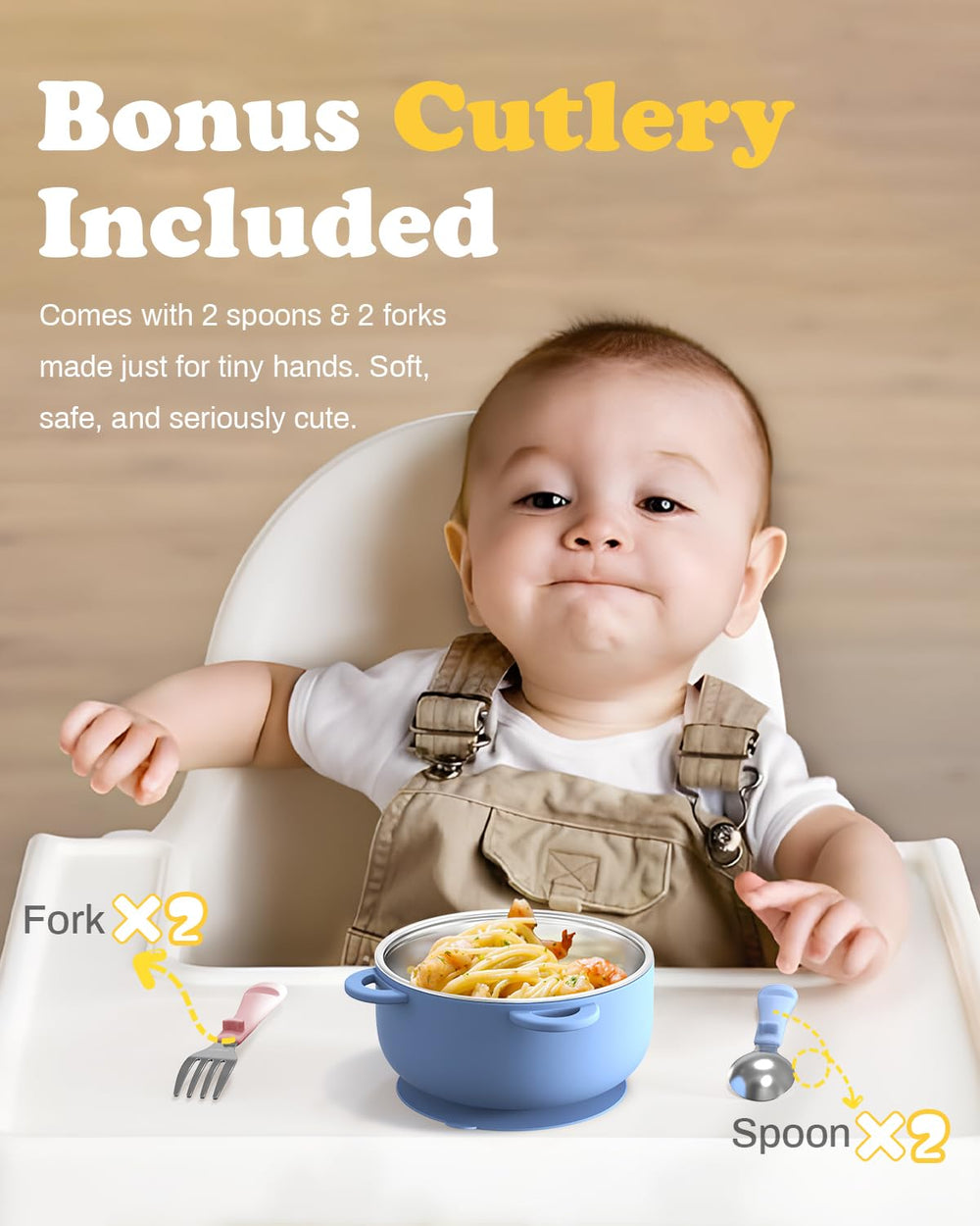 Bakpoco dishwasher-safe bowls simplify cleanup after mealtime.