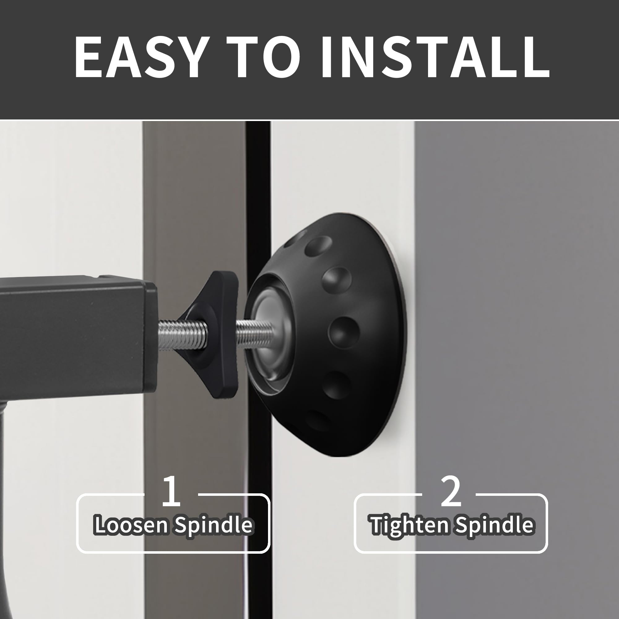 BalanceFrom black wall cups blend with decor while guarding walls