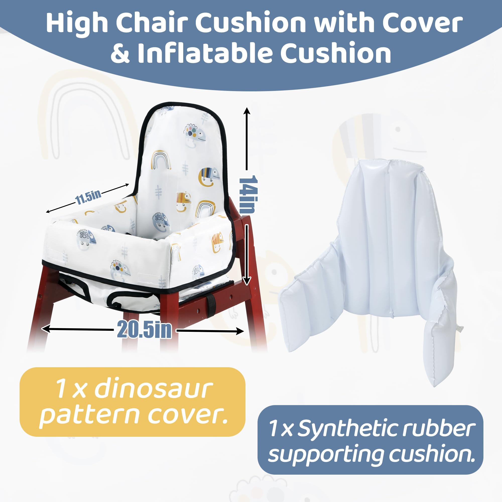 BALAPET baby chair cover with secure straps keeps kid safe and seating tidy in restaurants