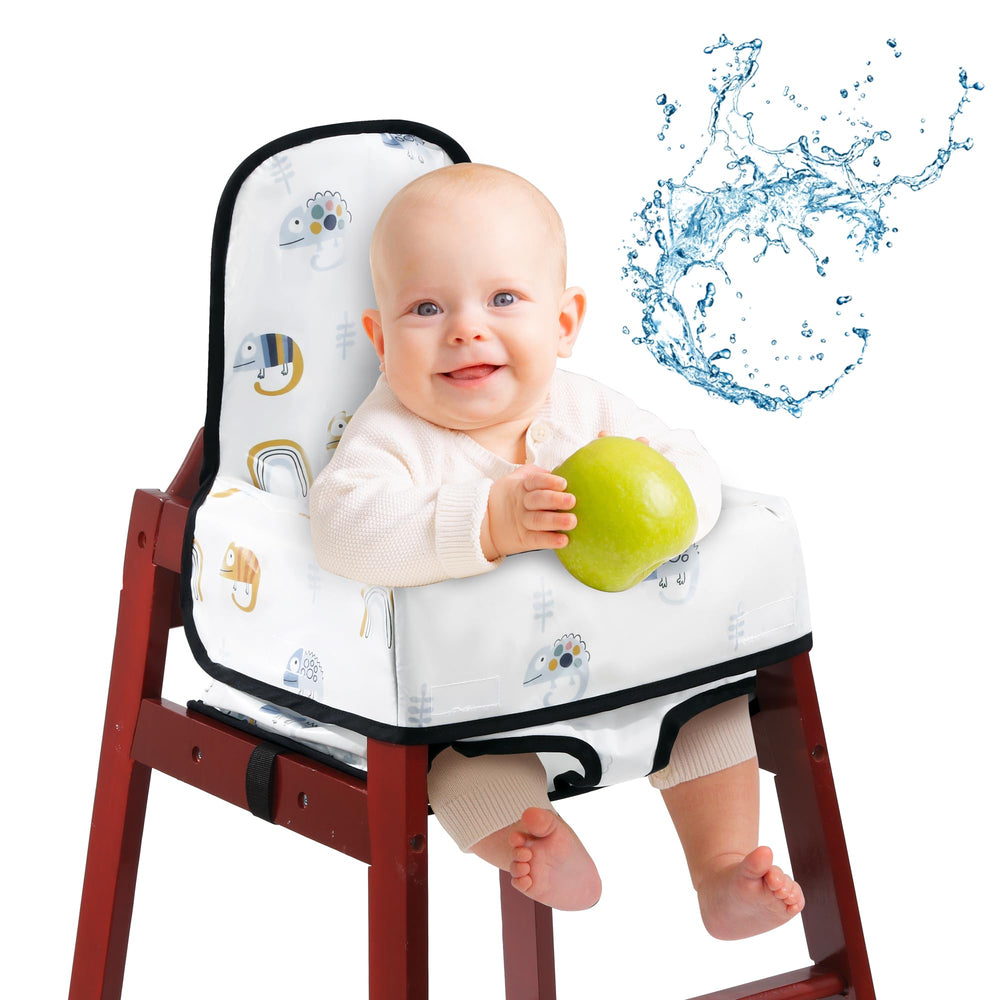 BALAPET high chair cover waterproof back support protects against spills and keeps seating clean