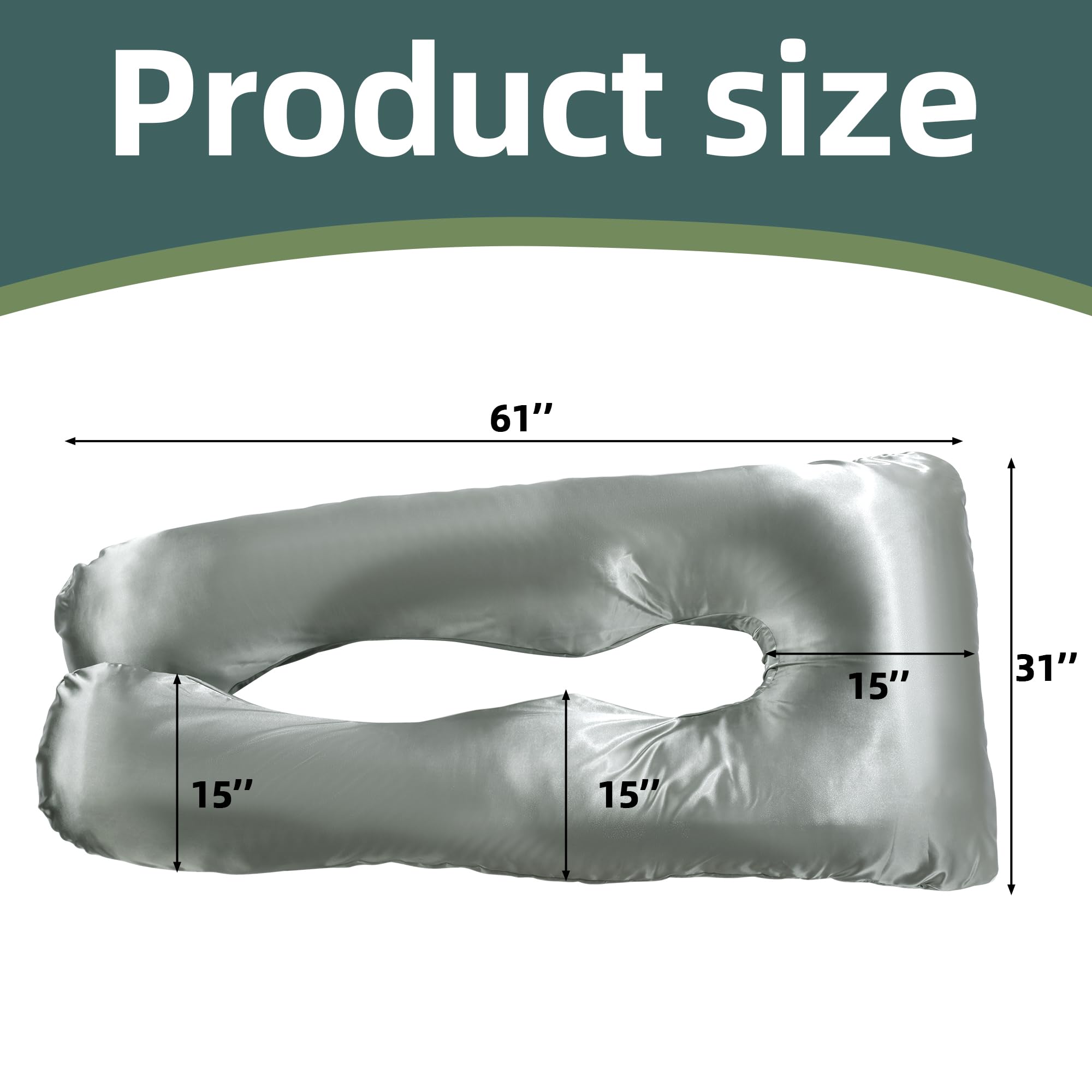 BALAPET Invisible zipper closure keeps pillow secure without snagging hair