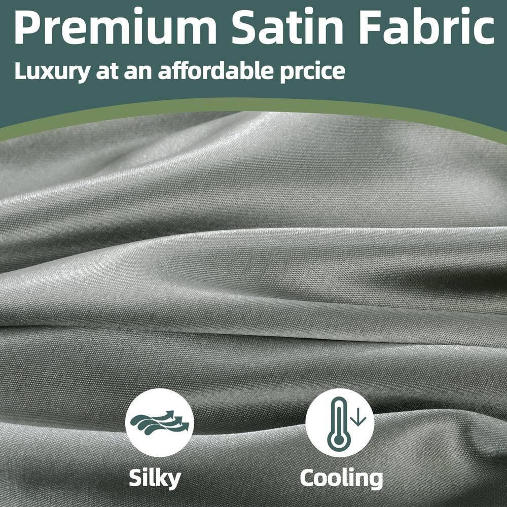 BALAPET silky satin pillowcase soft-drapey fabric close-up highlights luxurious feel.