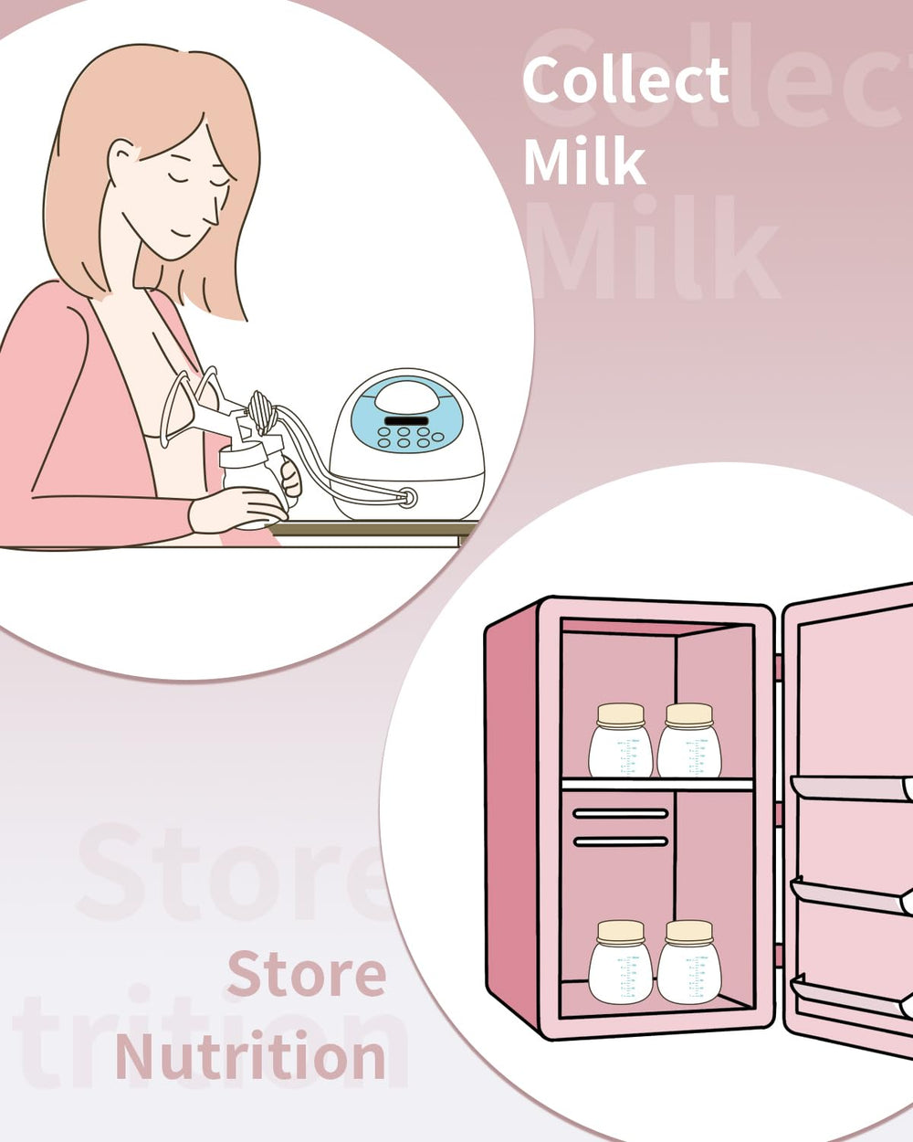 BALIME 6oz bottle features clear measurement markings for volume tracking