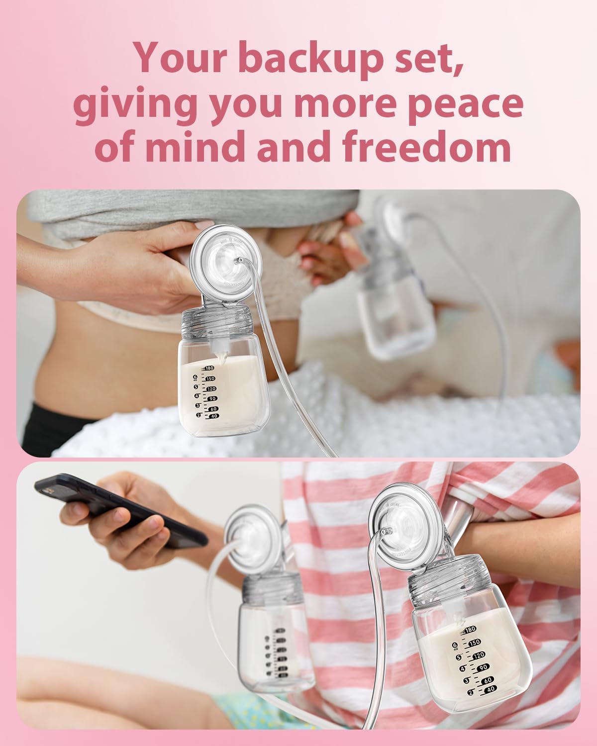 BALIME food-grade silicone parts are BPA-free and skin-friendly.