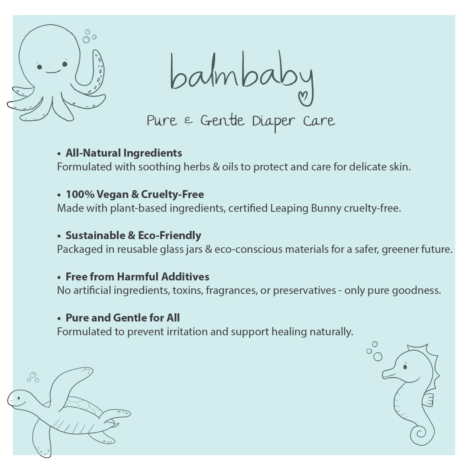 BALM! Baby Spray That Bottom 4oz bottle with sprayer for quick cleansing.