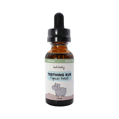 BALM! Baby Teething Oil Rub bottle for gentle gum application.