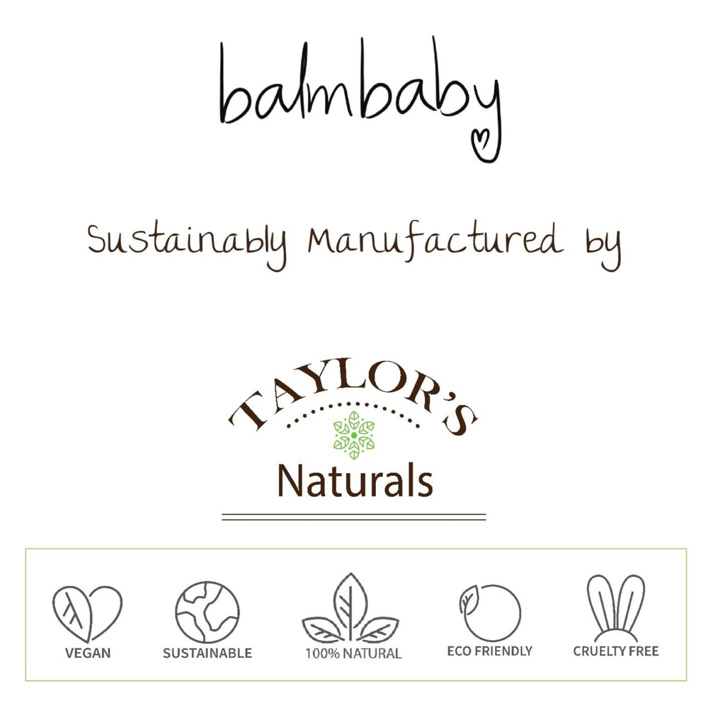 BALM! Baby Teething Oil Rub ingredients highlight chamomile and clove for gums.