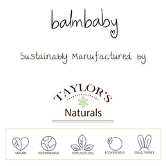 BALM! Baby Teething Oil Rub ingredients highlight chamomile and clove for gums.