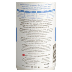 Bambo Nature Tear Clear Shampoo in bath time use for gentle cleansing.