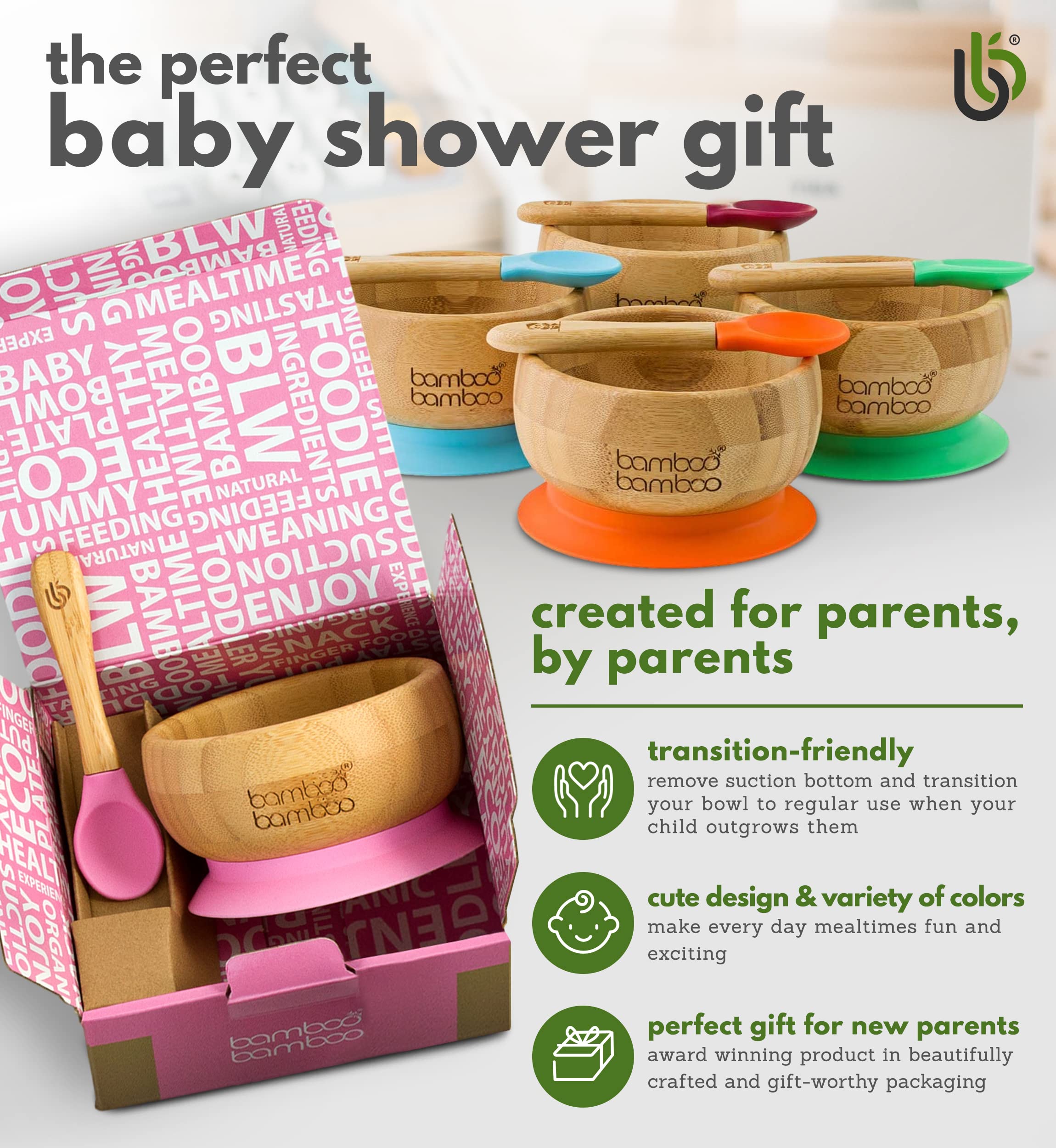 bamboo bamboo pink bowl with spoon aids calm mealtimes and curiosity.