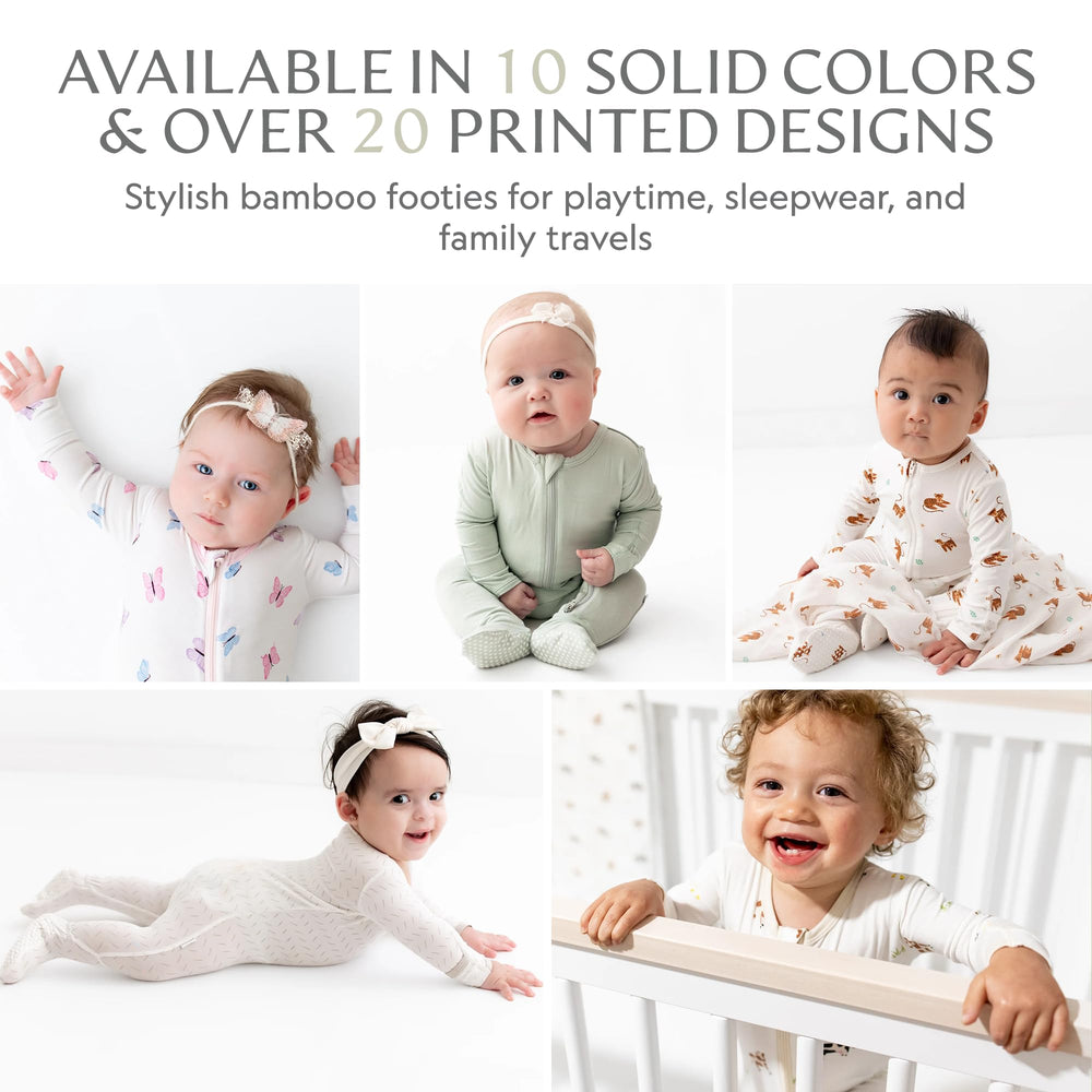 Bamboo Little newborn sleepwear soft fabric offers gentle, breathable comfort during cuddles.