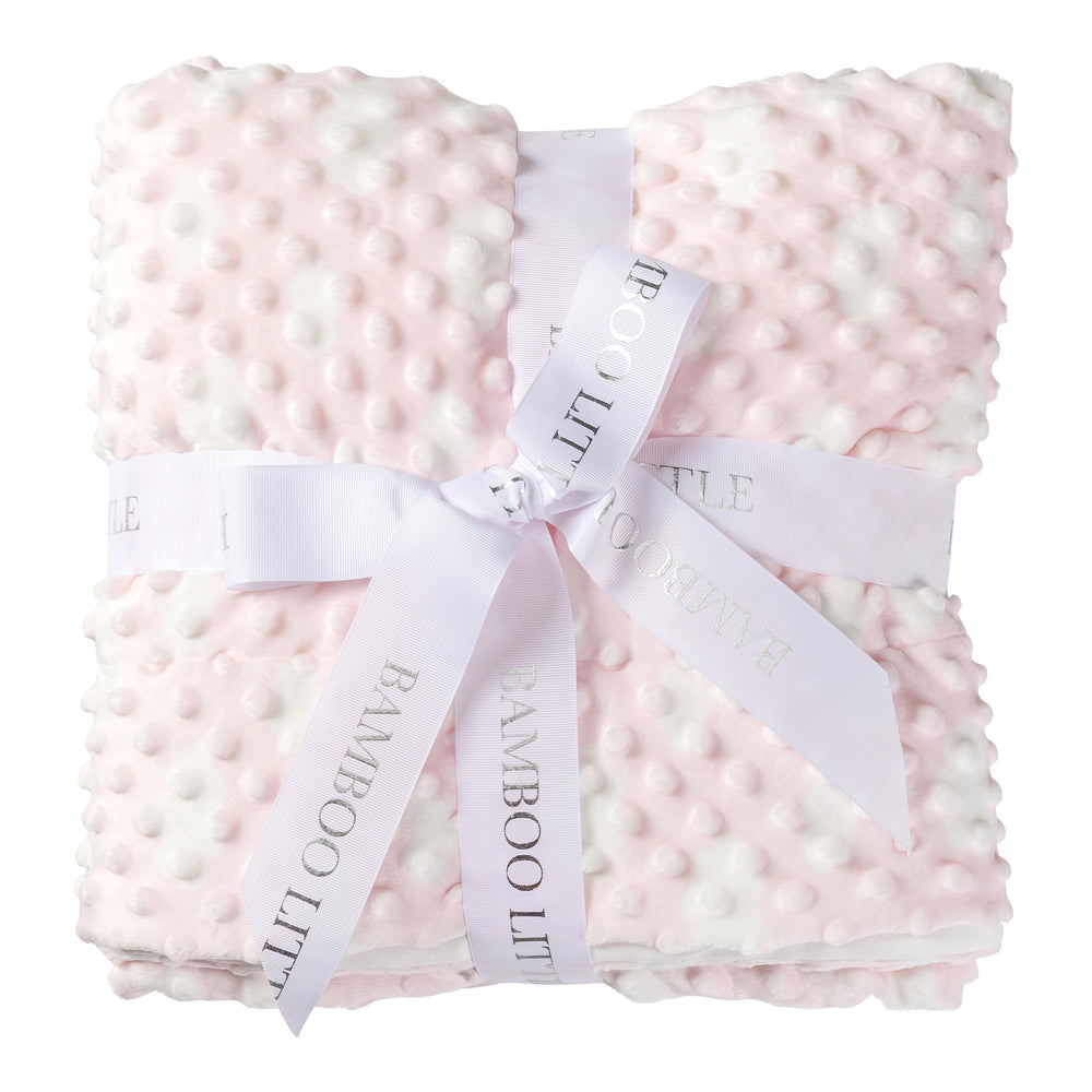 Bamboo Little Ultra-Soft Blanket fabric-closeup shows silky bamboo softness for sensitive skin.