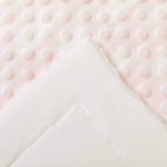 Bamboo Little Ultra-Soft Blanket folded-crib demonstrates 47x47 size for crib coverage.
