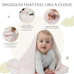 Bamboo Little Ultra-Soft Blanket spread-nursery-gray-neutral adds cozy year-round warmth.