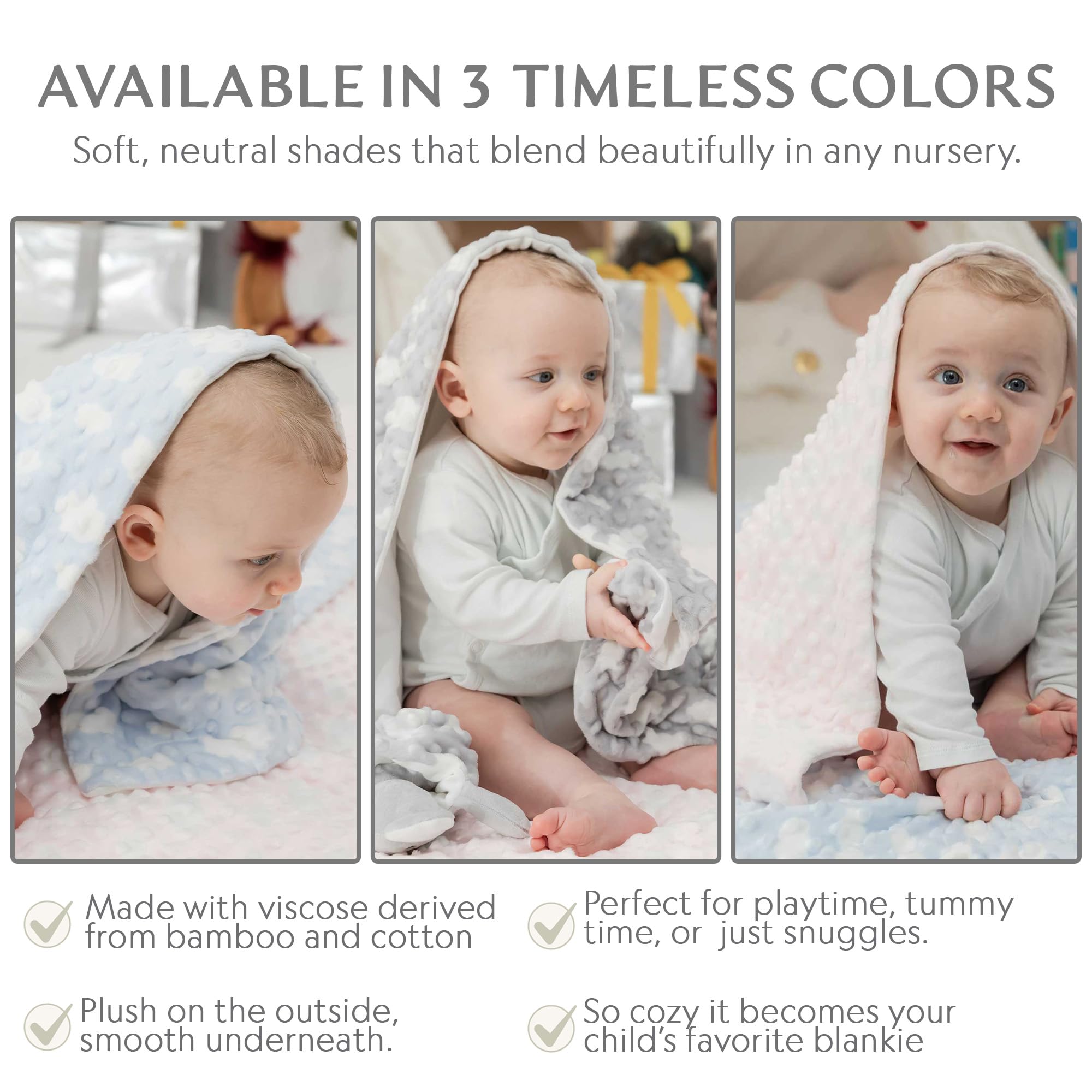 Bamboo Little Ultra-Soft Blanket being machine washed for easy care