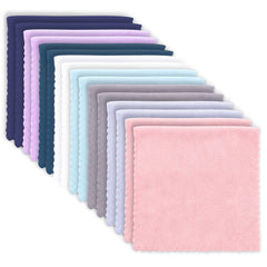 Bamboo Queen 16-pack washcloths 20x10 showing soft microfiber texture for gentle newborn cleansing