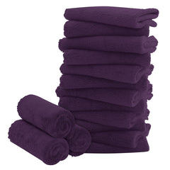 Bamboo Queen 16pack washcloths coral fleece soft and absorbent for gentle baby cleaning