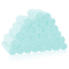 Bamboo Queen 32-pack coral fleece washcloths for ultra-soft cleansing