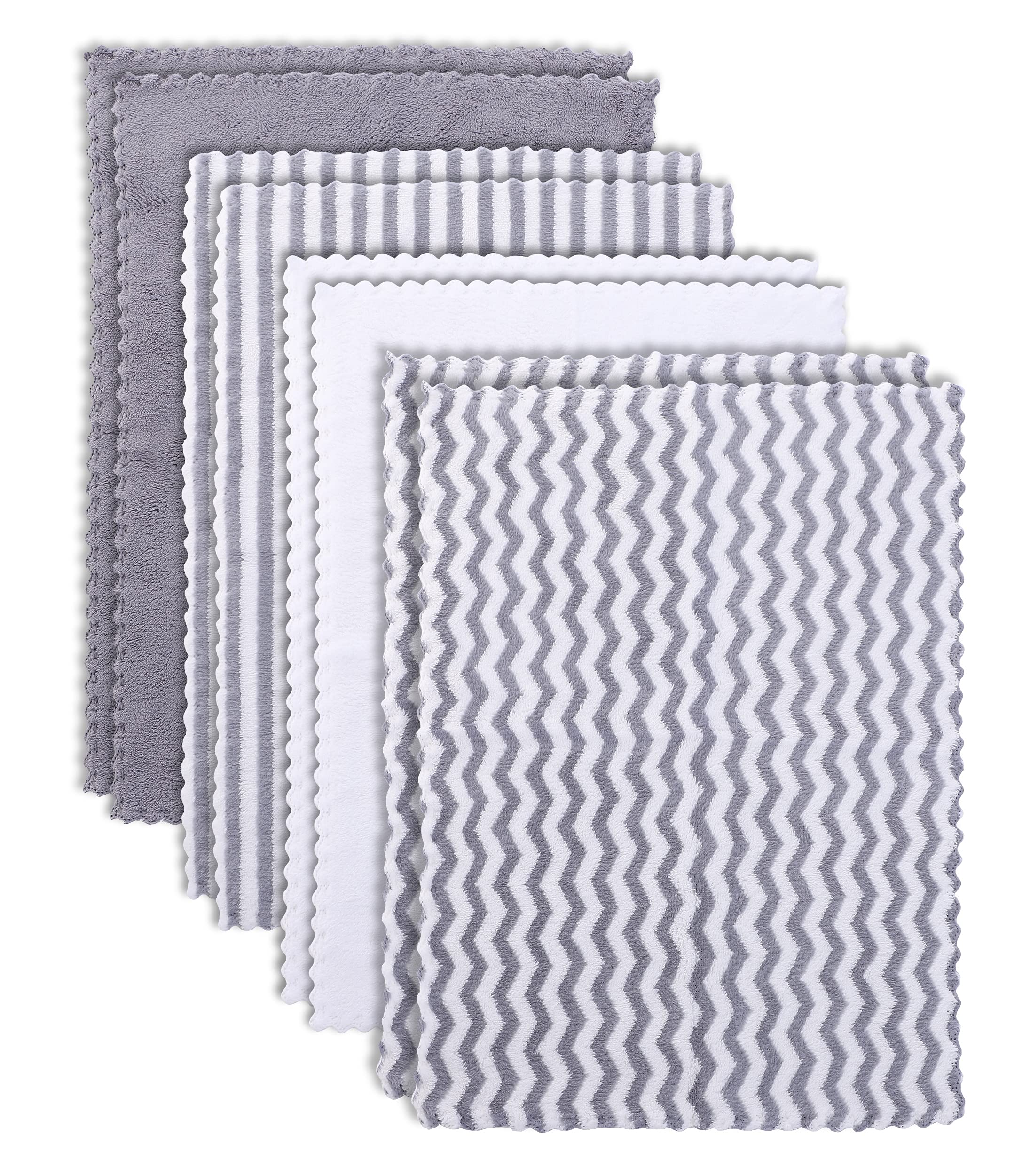 BAMBOO QUEEN 8-pack burp cloths flatlay showing large soft surface for spill protection.
