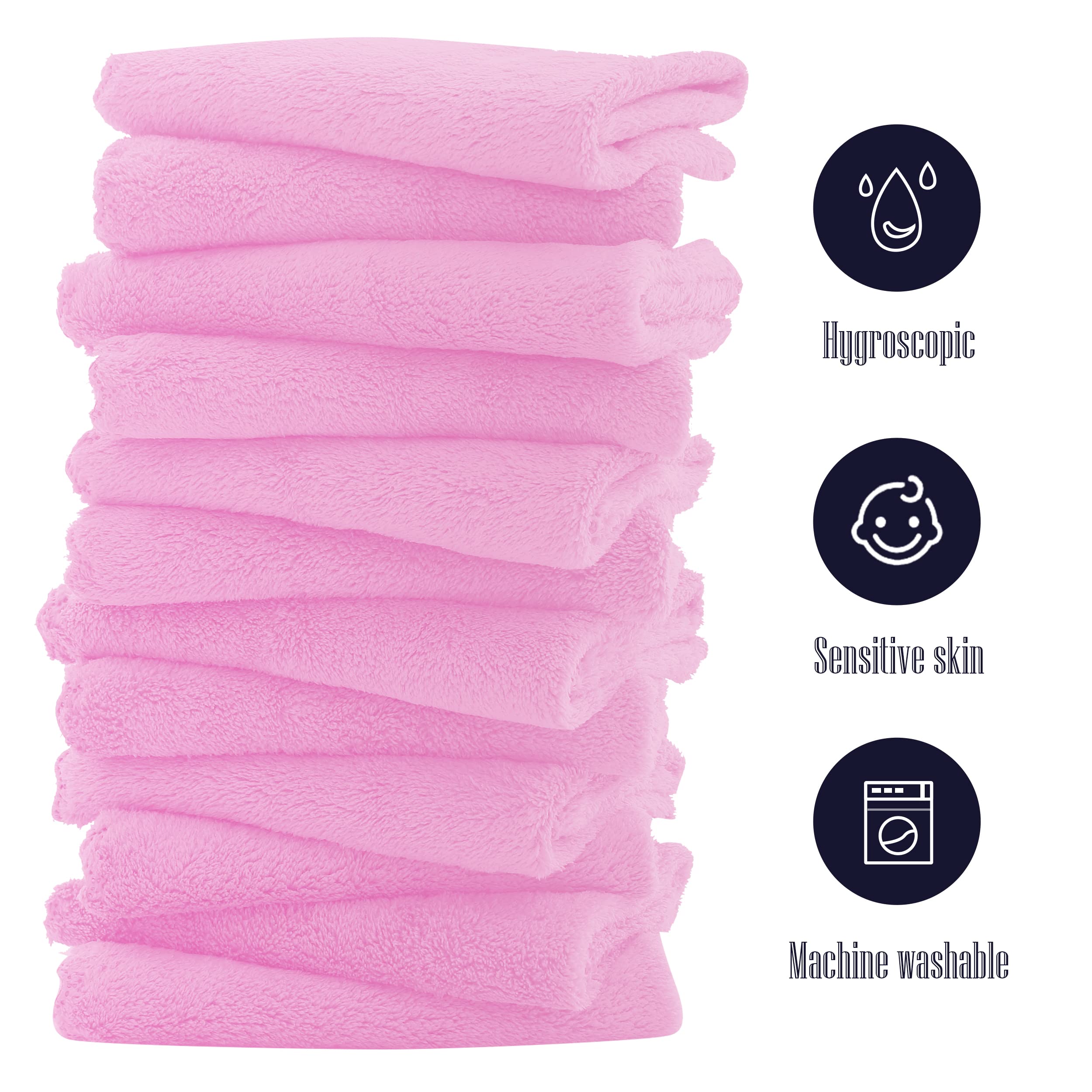 Bamboo Queen absorbent action demonstrates fast water uptake for quick wash.