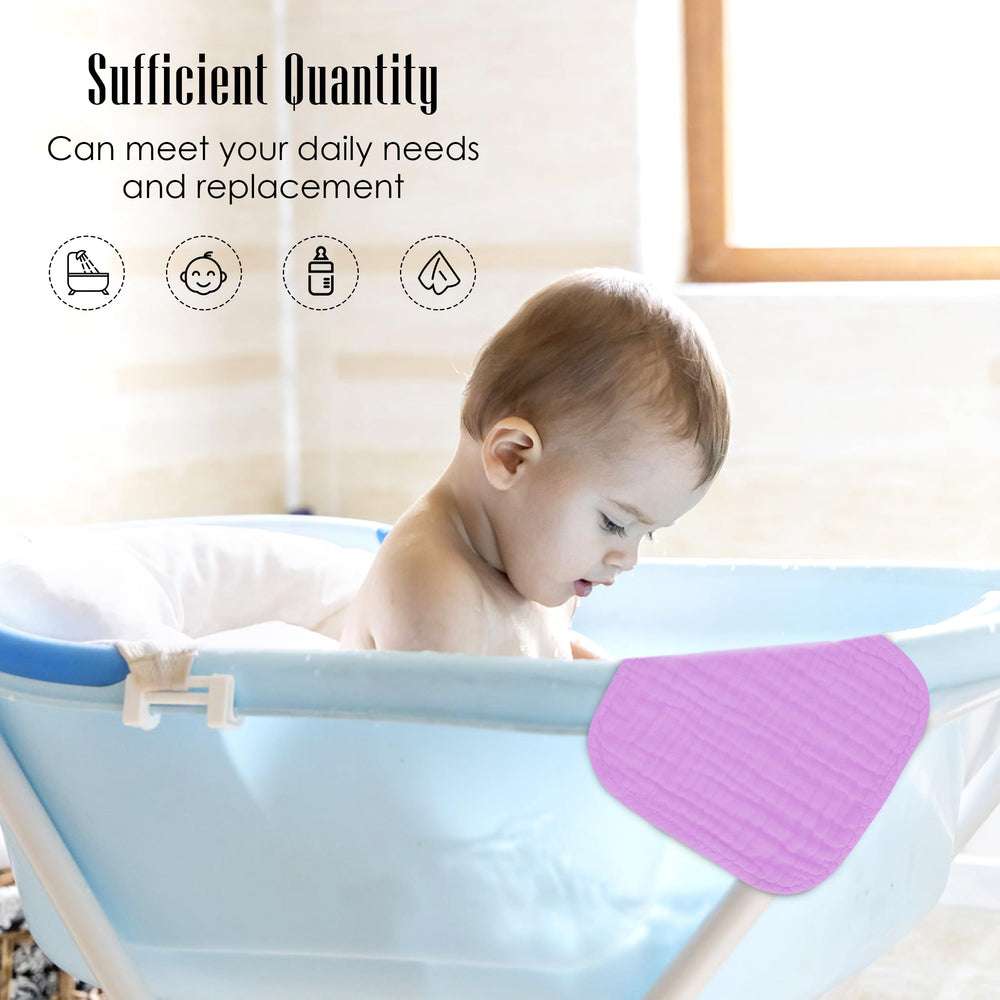 Bamboo Queen absorbent muslin washcloth demonstrates quick drying after feeding.