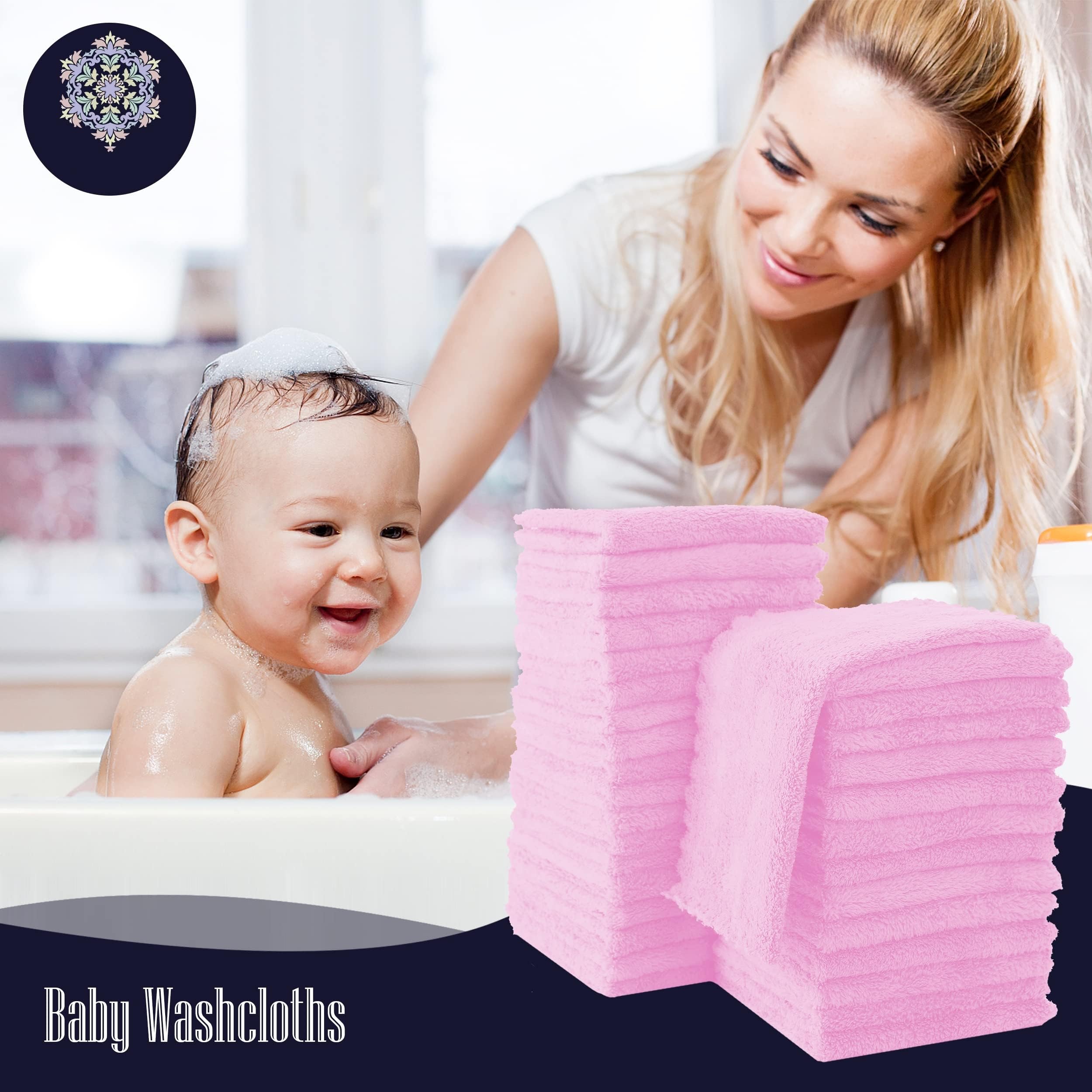 Bamboo Queen absorbent washcloths demonstrate quick absorption during bath or lathering.