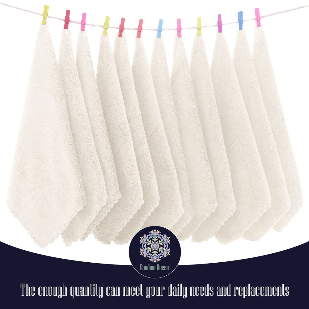 BAMBOO QUEEN absorbent washcloth demonstrates quick foam absorption