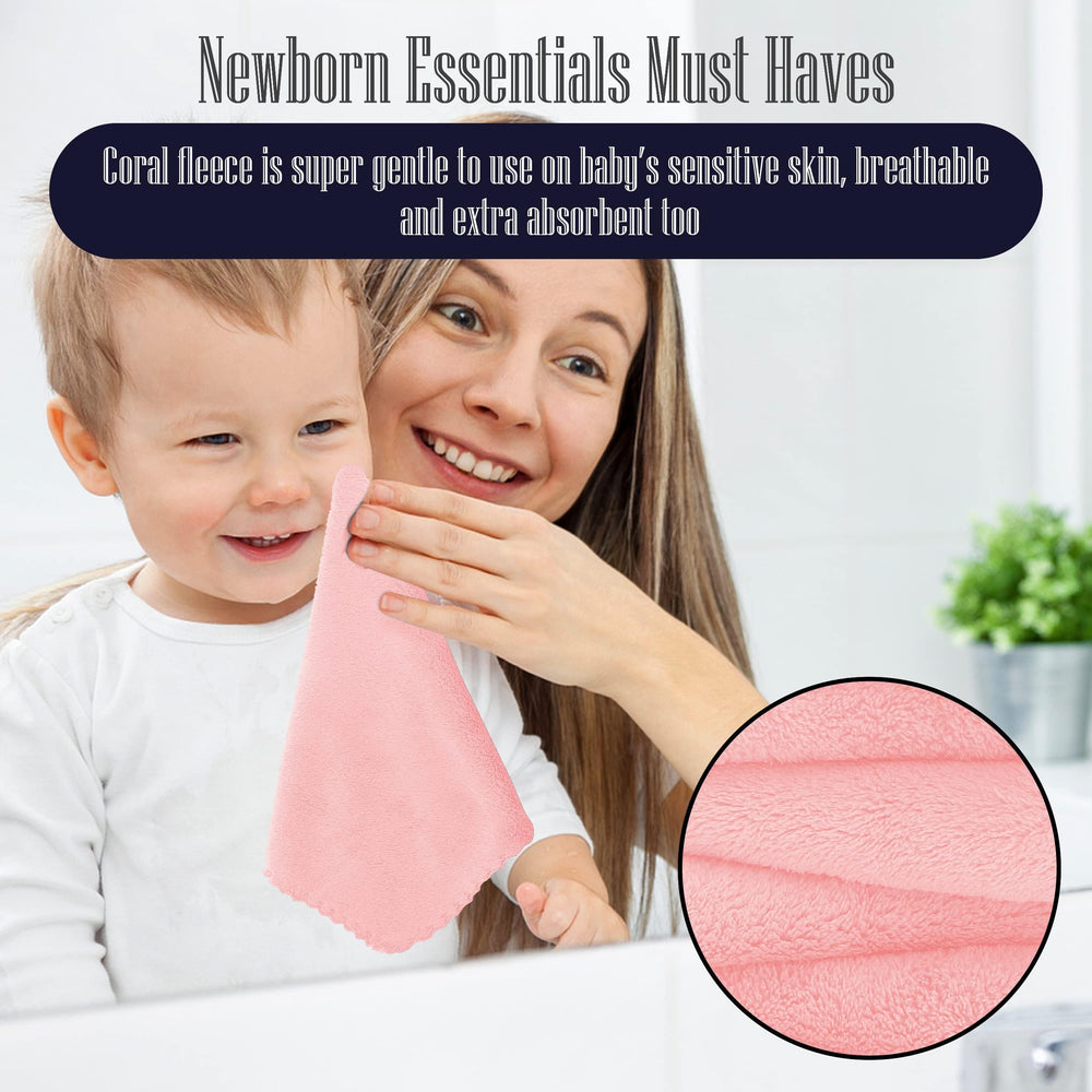 Bamboo Queen baby care set with soft washcloths for nursery