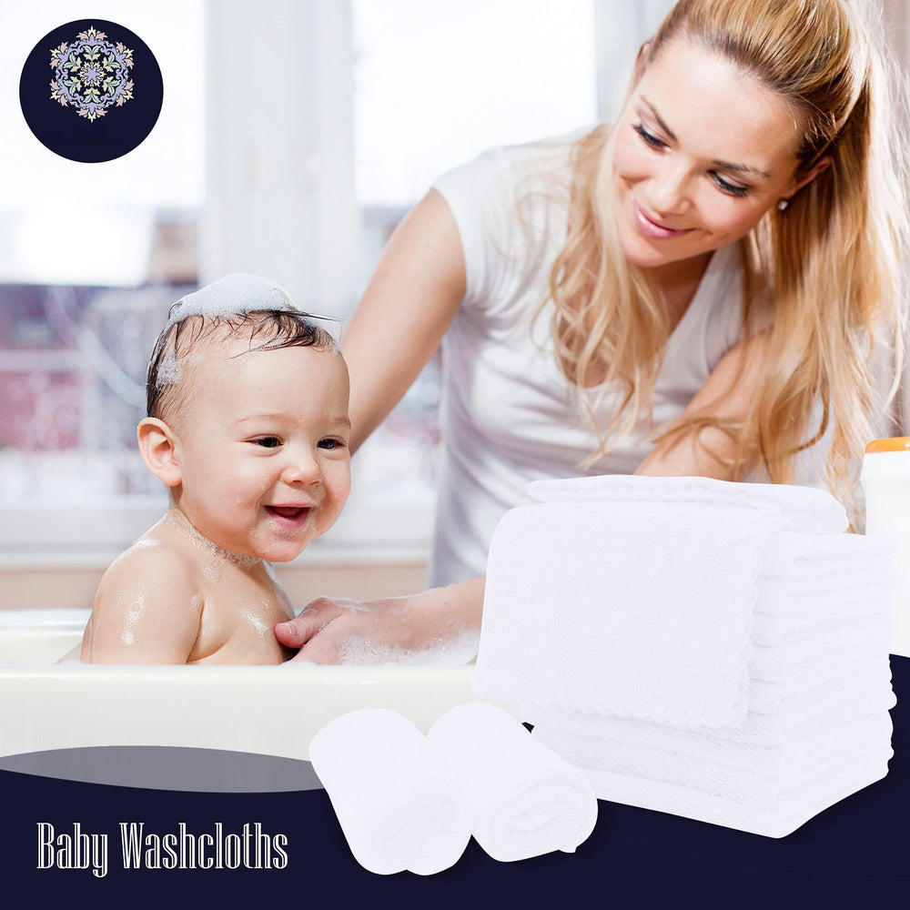 Bamboo Queen baby face cloth emphasizes soft touch for toddlers’ skin.