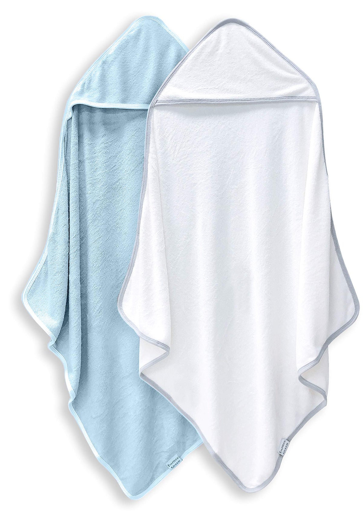 BAMBOO QUEEN baby hooded towel plush closeup for delicate skin.